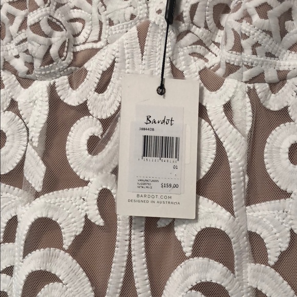 NWT Bardot Gia Dress in White - Picture 4 of 4